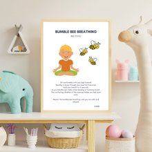 Load image into Gallery viewer, Calm Kids Collection: 5 Breathing Exercise Wall Art Prints